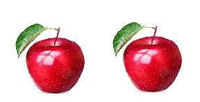 2 apples